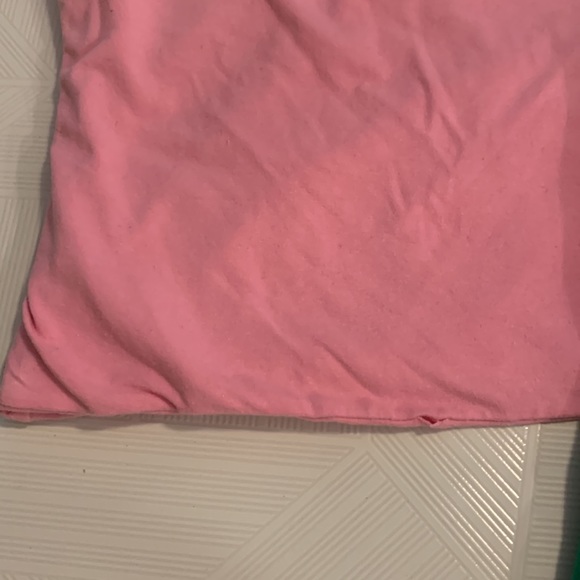 3 strapless tube tops (bandeau tops): 1 pink; 1 green; 1 red with white stripes. - Picture 5 of 11